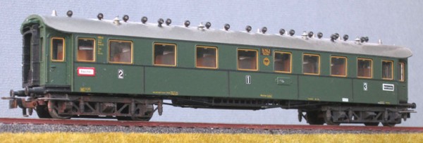 Beschriftungssatz Bayrische D-Zugwagen , Deutsche Reichsbahn, Epoche II