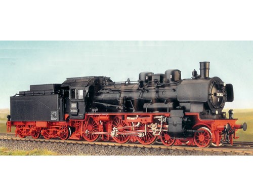 Baureihe 38 (P8), DB, Witte-Bleche, Kastentender, eckiges Führerhausdach, DKD-