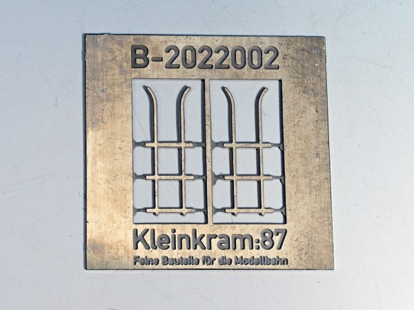 Leiter mit 3 Sprossen für Heljan MaK 650 D u.a. - Neusilber geätzt