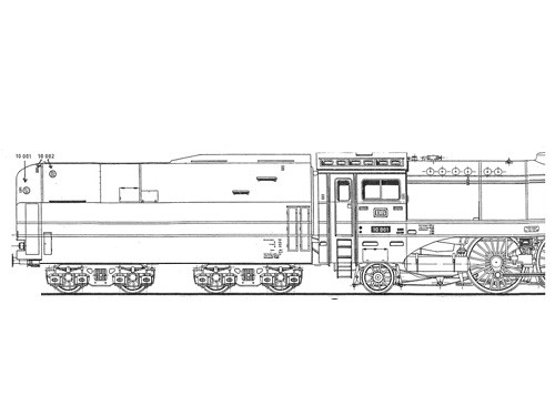 Beschriftungssatz Baureihe 05 und 10 DB