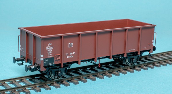 Güterwagen Ommbu 40.2 der DR, gebremst, Epoche 3, Wagennummer 40-19-73 - Fertigmodell