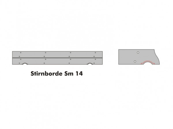 Stirnborde für Sm14 (DB-Ausführung)