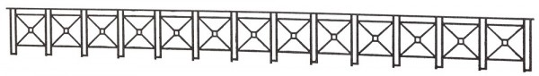 Gitter für Brücken und Bahnbereich - Spur N
