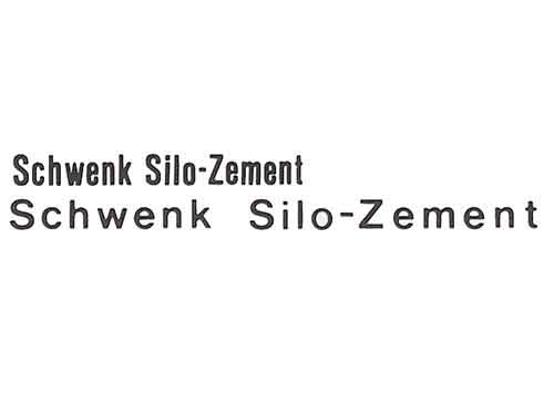 Beschriftungssatz "Schwenk-Zement" für LKW und Anhänger