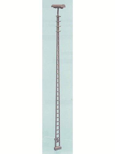 Gitterflachmastlampe, 12 m Mast, beleuchtet - Spur I