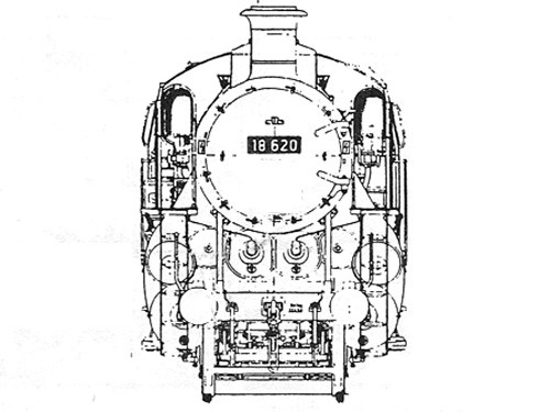 Beschriftungssatz Baureihe 18.5 und 18.6 DB
