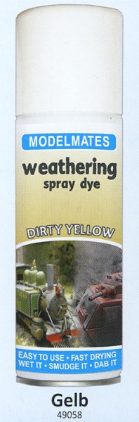Modelmates Weathering-Spray Gelb (dirty yellow)