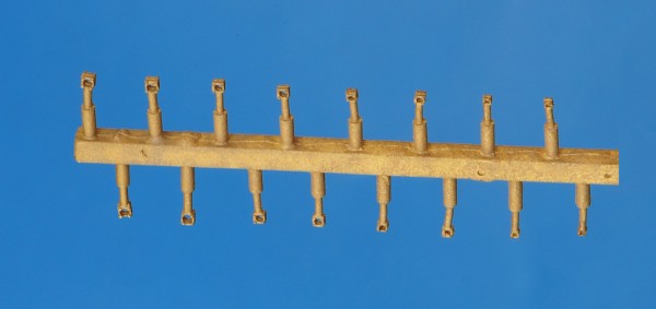 Flansch eckig 0,3; 0,4 und 0,5 mm Durchmesser - Spur TT u.a.