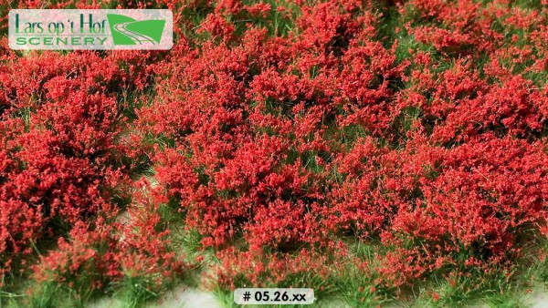 Blütenbüschel rot 15 x 21 cm