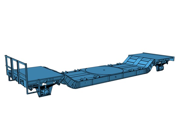 Bausatz Tiefladewagen St309 ohne Geländer - 3D-Druck