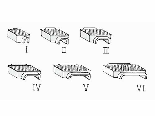 Druckrollenkästen, unterirdisch, verschiedene Größen, Spur TT