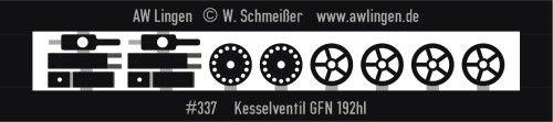 Kesselventil für Fleischmann 192 hl Kesselwagen