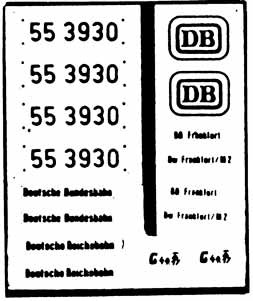 Neusilber-Ätzbeschriftung 55 3930 DB