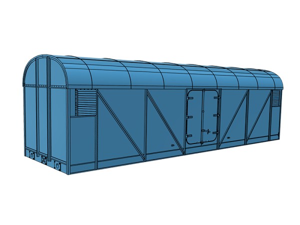 Teilesatz - STEF Kühlwagen für Klein Kühlwagenfahrwerk- 3D-Druck