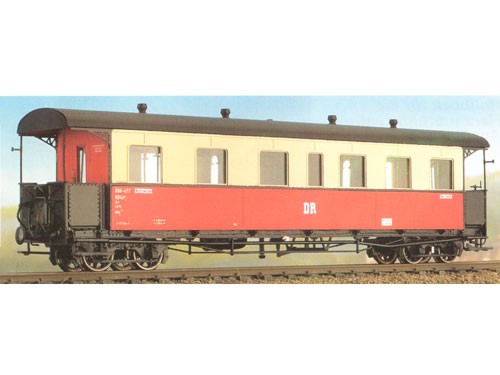4-achsiger Personenwagen 2./3. Klasse der Harzbahn für die Wernigeroder/Gothaer Eisenbahn - Komplett