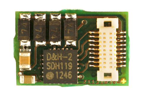 Doehler & Haass Fahrzeugdecoder DH18A für SX1, SX2, DCC und MM