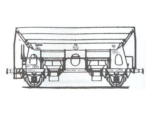 Beschriftungssatz DB, Offene Güterwagen (Ommi, Otmm)