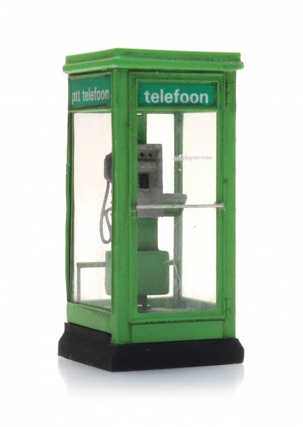 Telefonzelle PTT - Grün 80-90er Jahre - Fertigmodell