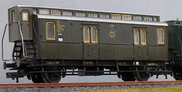 Beschriftungssatz Preußische Personenwagen , Deutsche Reichsbahn, Epoche II
