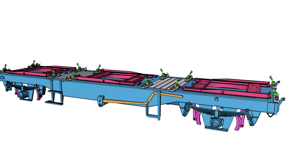 Bausatz Fährboot-Behältertragwagen BTbs 56, Epoche III Beschriftung - 3D-Druck