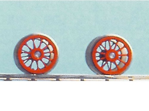 RP 25 Tender-Radsatz, 11 Speichen, ø 11,5 mm auf 2-mm-Achsen einseitig aufgepresst ohne Haftreifen
