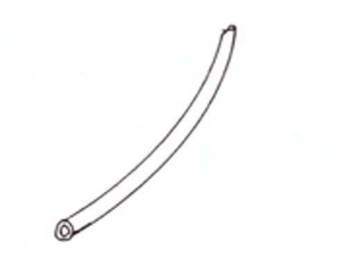 Silikonschlauch 0,2mm Wandstärke, 0,3mm Innendurchmesser, 50 cm lang