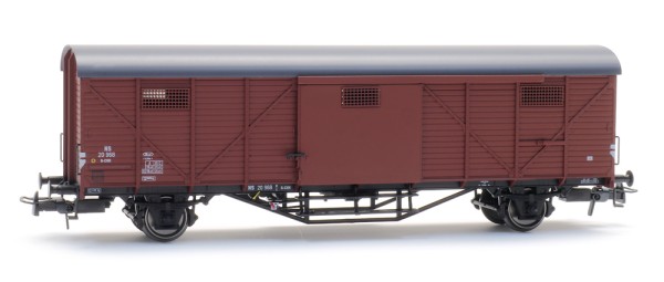 Gedeckter Güterwagen Hongaar SCHH 20968 braun, Epoche III