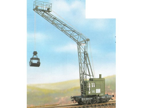 Dreiachsiger Kohlenladekranwagen auf Regelspur - Bausatz - Spur N