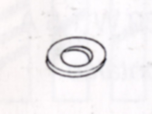Unterlegscheiben aus Messing, 0,5mm dick, für Schrauben M3
