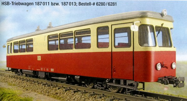 Talbot-Triebwagen der HSB 187 011/013